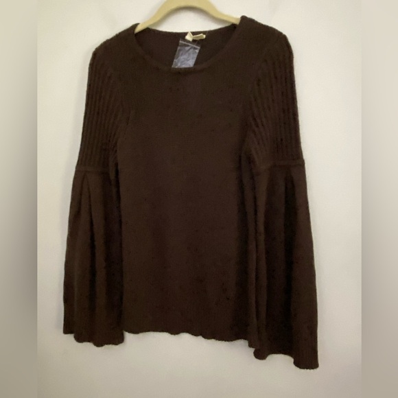 Anthropologie MOTH BINGHAM BELL-SLEEVED SWEATER new size M - Picture 7 of 7